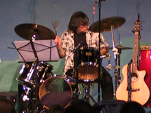 Returning Home CD release concert - Billy Bucher, drums, July 9, 2005, Richardson, Texas