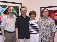 Frank Lunsford, Cornell Kinderknecht, Cynthia Stuart, Billy Bucher. August 5, 2005, Accent Gallery and Framing, Dallas, Texas