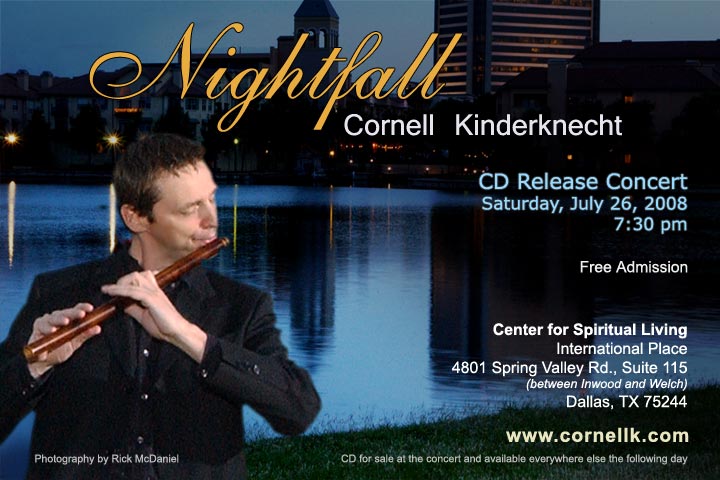 Cornell Kinderknecht - Nightfall - CD Release Concert - Dallas, Texas