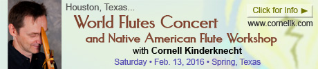 Houston Concert and Workshop with Cornell Kinderknecht - February 13, 2016